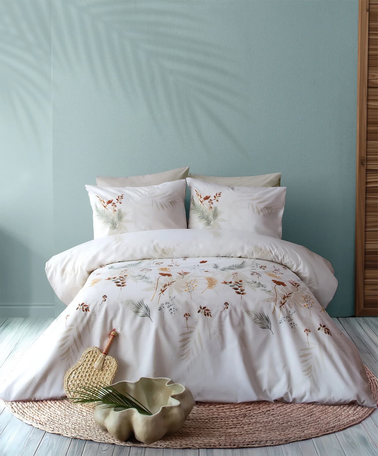 Pościel bawełniana 160x220 CHANEL ECRU – ranforce, 4 elementy