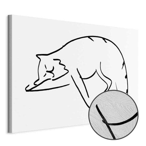 Canvas print Kocie sny 30×20 cm, standard canvas