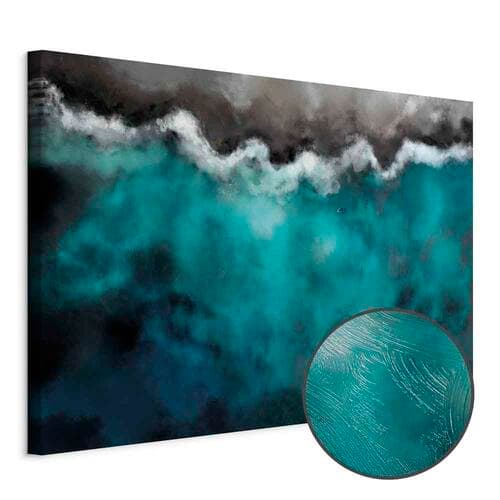 Obraz na płótnie Błękitna laguna szeroki 120×80 cm, płótno standard