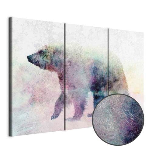 Canvas print Samotny niedźwiedź 120×80 cm, standard canvas