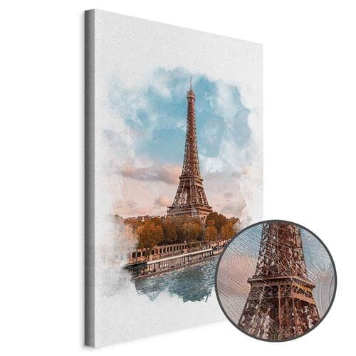 Картина на холсте Paryski widok 20×30 см, стандартный холст