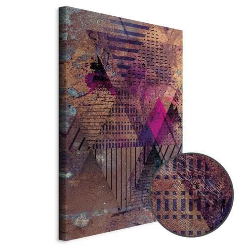 Картина на холсте Miodowa abstrakcja 40×60 см, стандартный холст