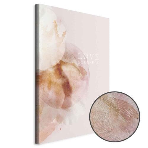 Картина на холсте Love Yourself 40×60 см, стандартный холст