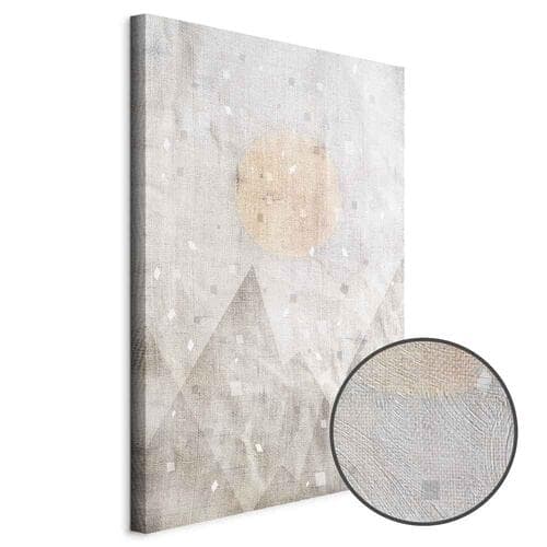 Leinwandbild Majowy śnieg 80×120 cm, Standardleinwand