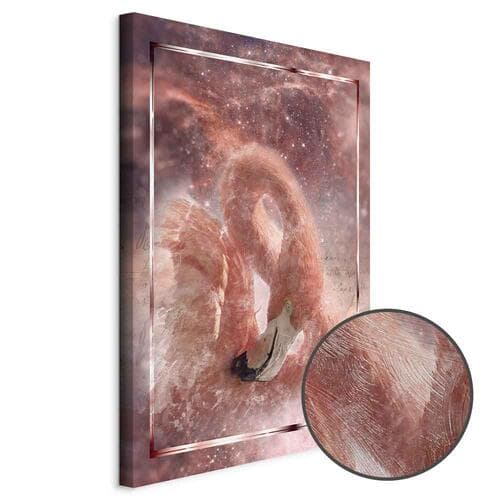 Canvas print Kosmiczny flaming 20×30 cm, standard canvas