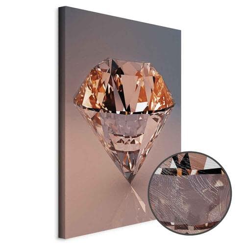 Canvas print Drogi diament 80×120 cm, standard canvas