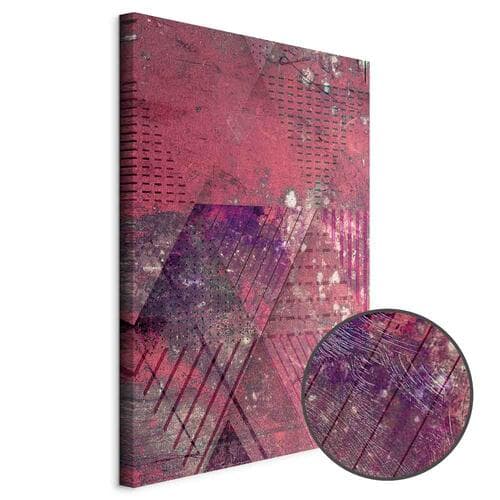 Canvas print Karmazynowa abstrakcja 20×30 cm, standard canvas