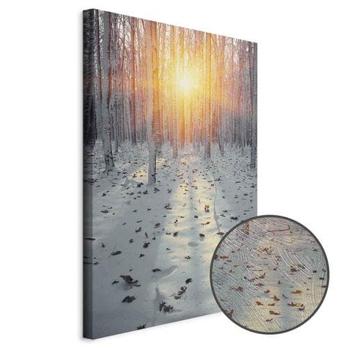 Canvas print Zimowe popołudnie 60×90 cm, standard canvas