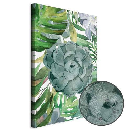 Obraz na płótnie Tropikalna flora 20×30 cm, płótno standard