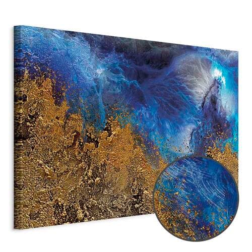 Obraz na płótnie Złoto oceanu szeroki 60×40 cm, płótno standard