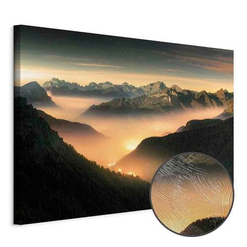 Obraz na płótnie Górskie tchnienie szeroki - trzeci wariant 30×20 cm, płótno standard