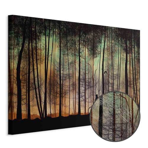 Canvas print Spacer przed zmrokiem szeroki 90×60 cm, standard canvas