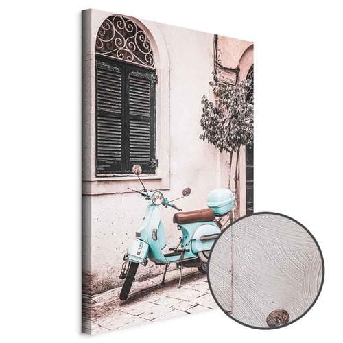 Obraz na płótnie Kultowa vespa 20×30 cm, płótno standard