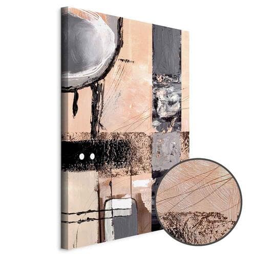 Leinwandbild Zaklęte wizje - artystyczne tło w abstrakcyjnej formie 20×30 cm, Standardleinwand