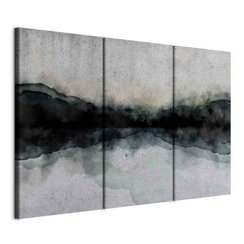 Obraz na płótnie Górska tafla jeziora 90×60 cm, płótno standard