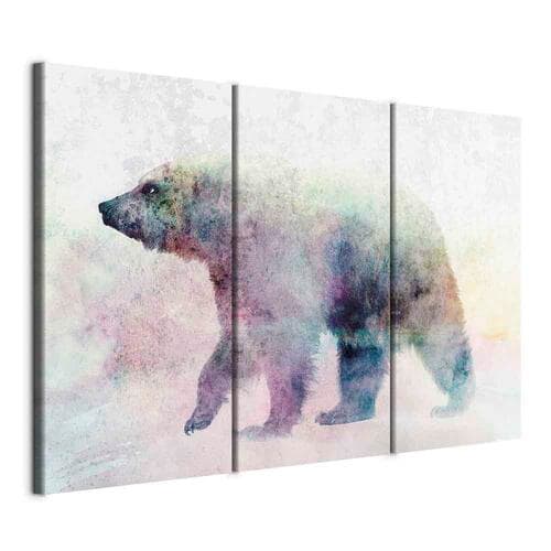 Canvas print Samotny niedźwiedź 90×60 cm, standard canvas