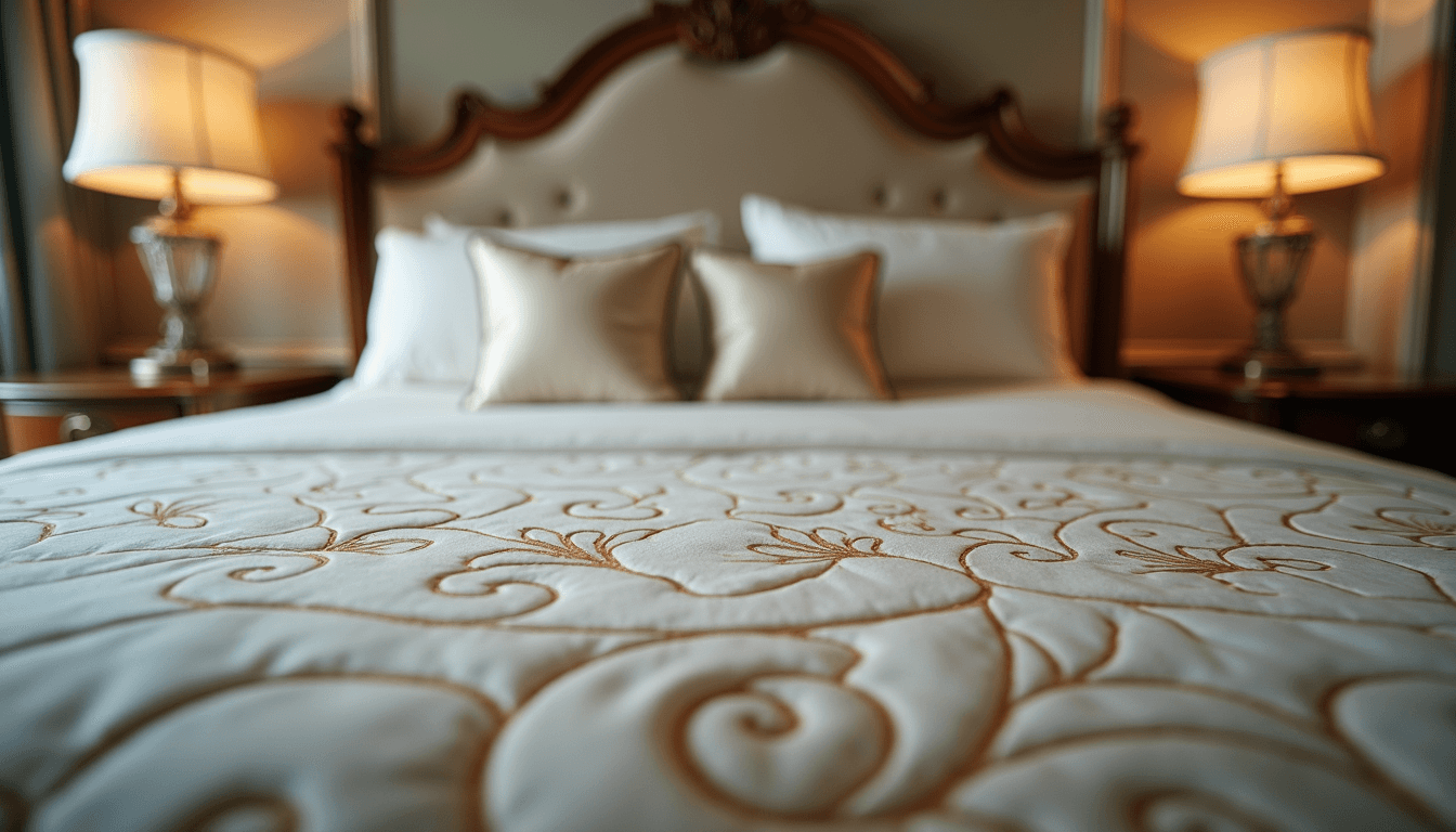 Eleganckie narzuty na łóżko 220x240 – styl i komfort w sypialni