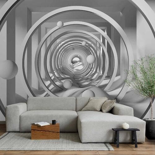 Fototapeta Geometryczna głębia 100×70 cm, flizelina standard