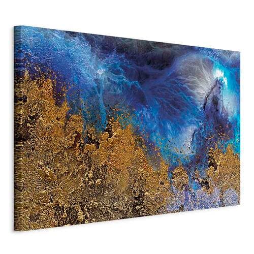 Obraz na płótnie Złoto oceanu szeroki 120×80 cm, płótno standard