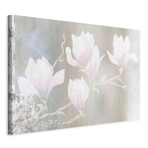 Картина на полотні Białe magnolie szeroki 90×60 см, стандартне полотно