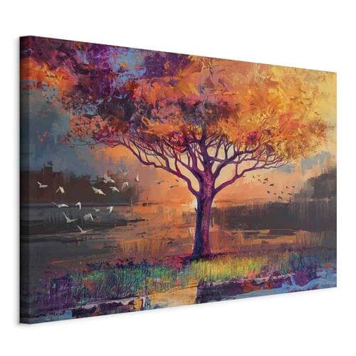 Canvas print Jesienne szkice szeroki 90×60 cm, standard canvas