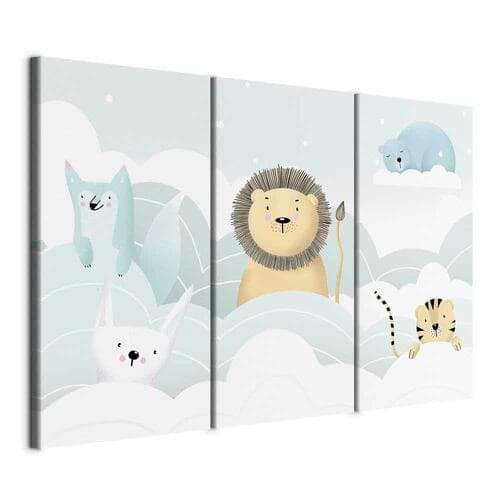 Leinwandbild Bajkowe zoo 90×60 cm, Standardleinwand