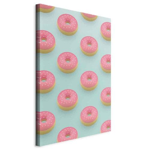 Canvas print Pastelowe donuty 40×60 cm, standard canvas