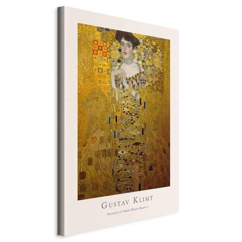 Leinwandbild Gustav Klimt - Portrait of Adele Bloch 20×30 cm, Standardleinwand