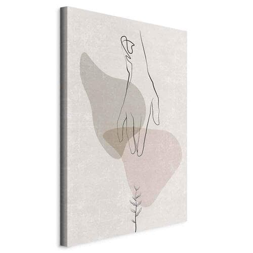 Leinwandbild Delikatny dotyk 20×30 cm, Standardleinwand