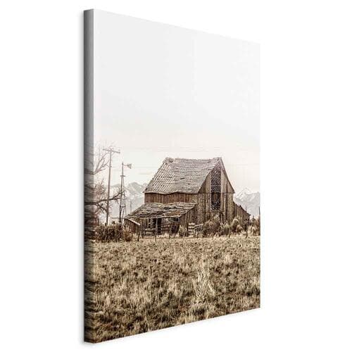 Obraz na płótnie Opuszczone ranczo 80×120 cm, płótno standard