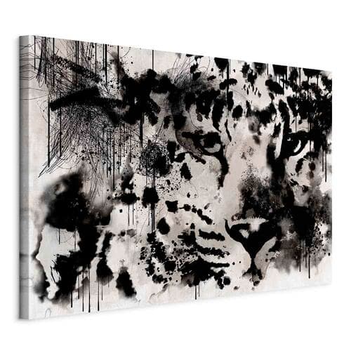 Obraz na płótnie Kocie spojrzenie szeroki 90×60 cm, płótno standard
