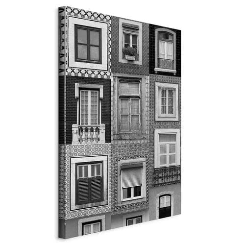 Obraz na płótnie Wzorzyste okna 20×30 cm, płótno standard
