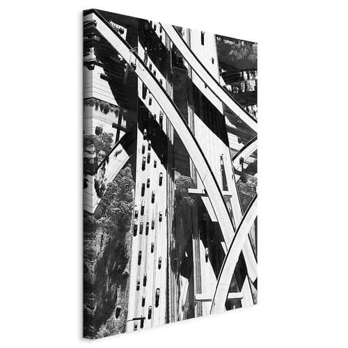 Obraz na płótnie Geometria miasta 20×30 cm, płótno standard