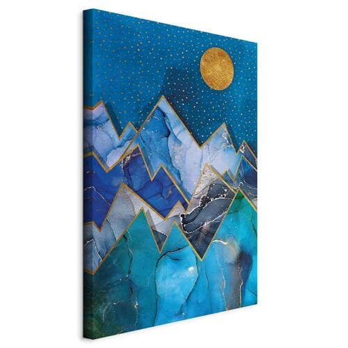 Leinwandbild Nocny spacer 20×30 cm, Standardleinwand