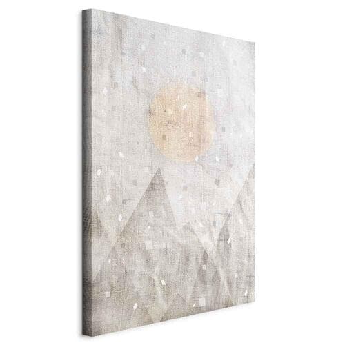 Leinwandbild Majowy śnieg 20×30 cm, Standardleinwand