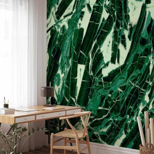 Wall mural Szmaragdowy marmur 100×70 cm, standard non-woven