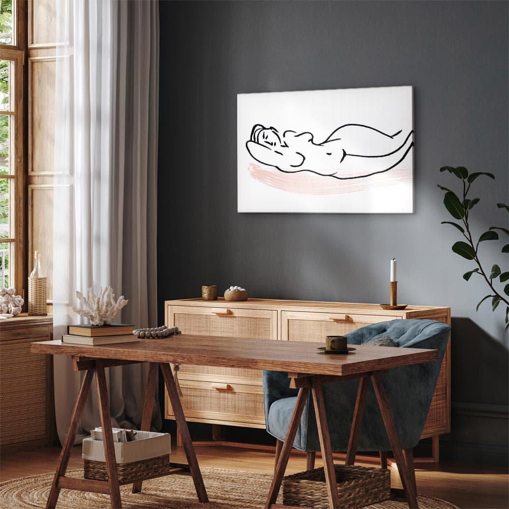 Leinwandbild Opalanie szeroki 30×20 cm, Standardleinwand