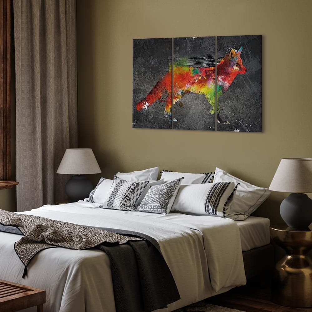 Obraz na płótnie Leśny łowca 60×40 cm, płótno standard