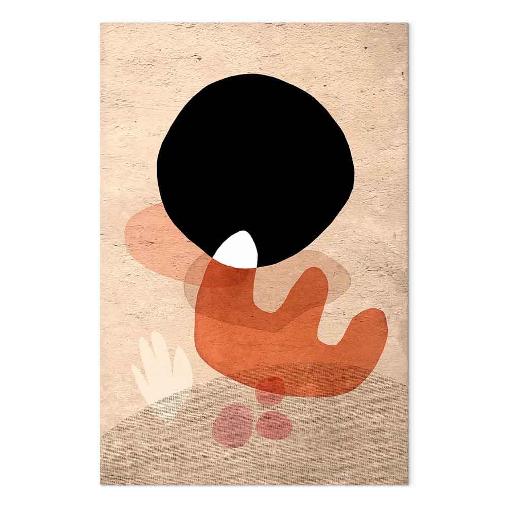 Obraz na płótnie Czarny kamień 20×30 cm, płótno standard