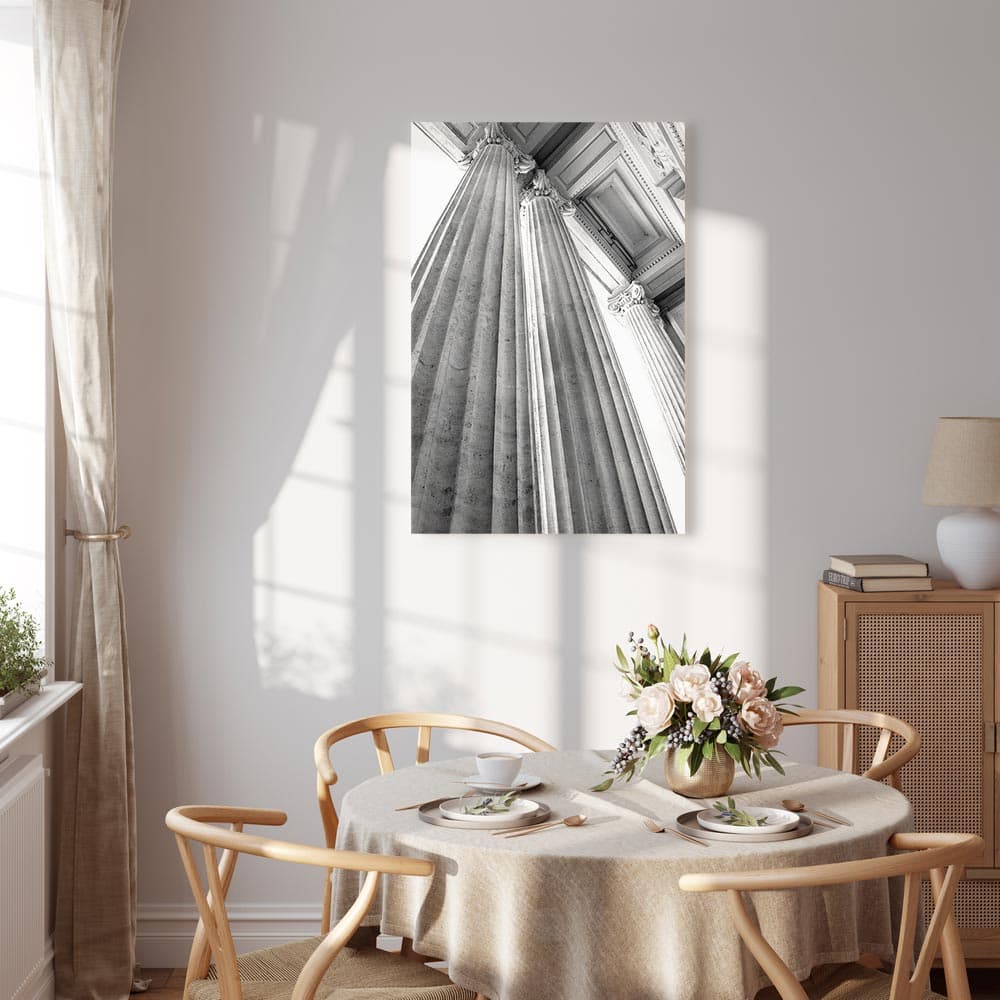 Leinwandbild Kamienne kolumny 20×30 cm, Standardleinwand