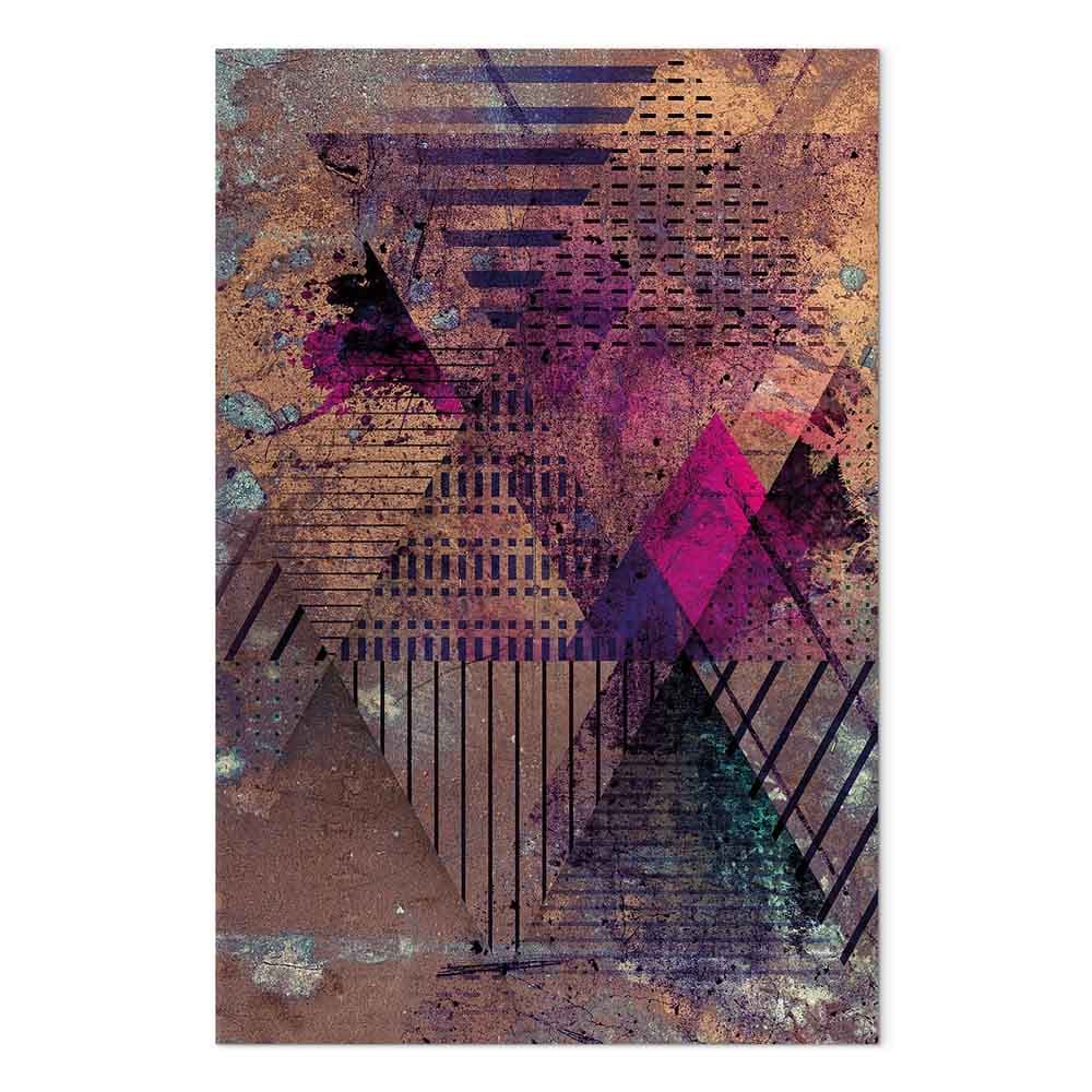 Картина на холсте Miodowa abstrakcja 20×30 см, стандартный холст
