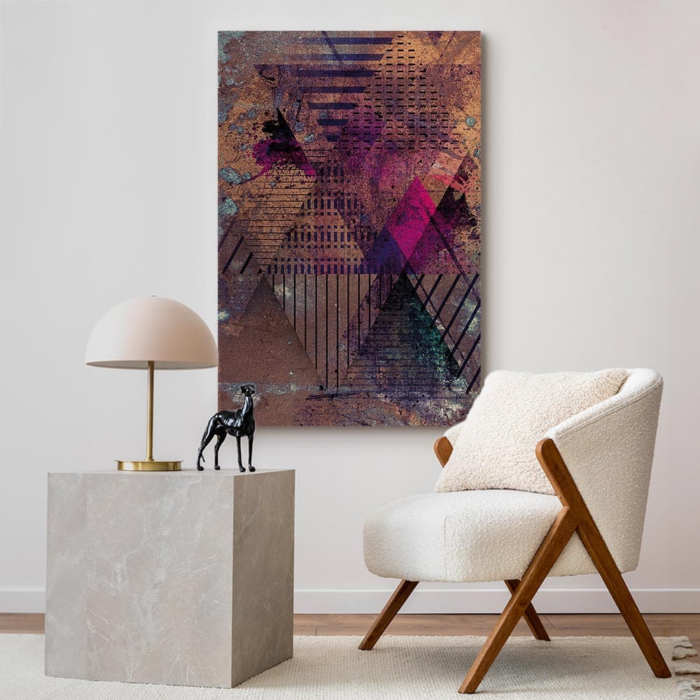 Картина на холсте Miodowa abstrakcja 20×30 см, стандартный холст