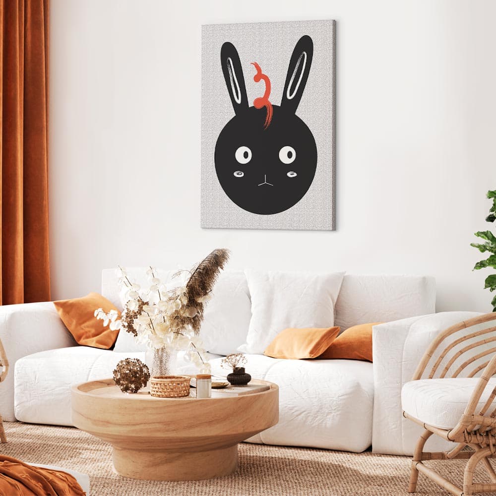 Obraz na płótnie Królik widzi wszystko 20×30 cm, płótno włoskie