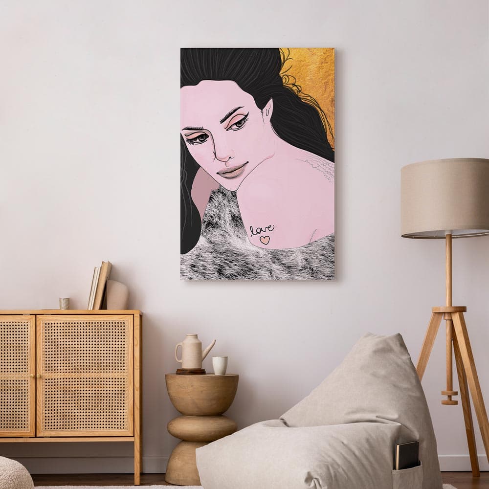 Canvas print Zmysłowo i miłośnie 20×30 cm, standard canvas