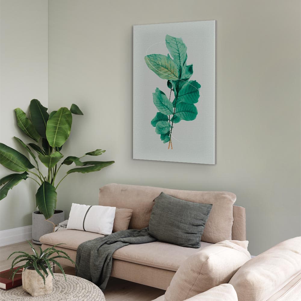 Leinwandbild Miętowa gracja 20×30 cm, Standardleinwand