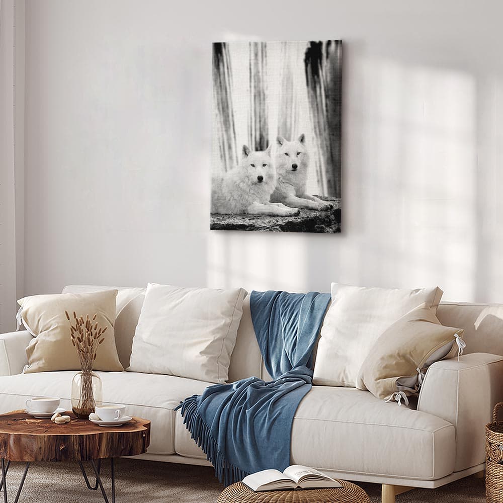 Leinwandbild Leśna miłość 20×30 cm, Standardleinwand