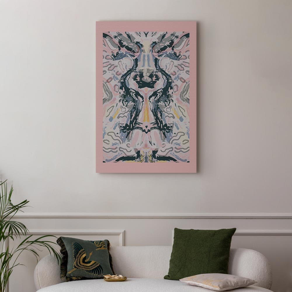 Obraz na płótnie Mantra Rorschacha 80×120 cm, płótno standard