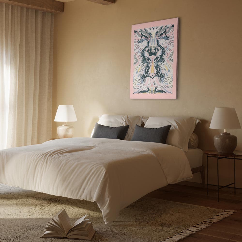 Obraz na płótnie Mantra Rorschacha 80×120 cm, płótno standard