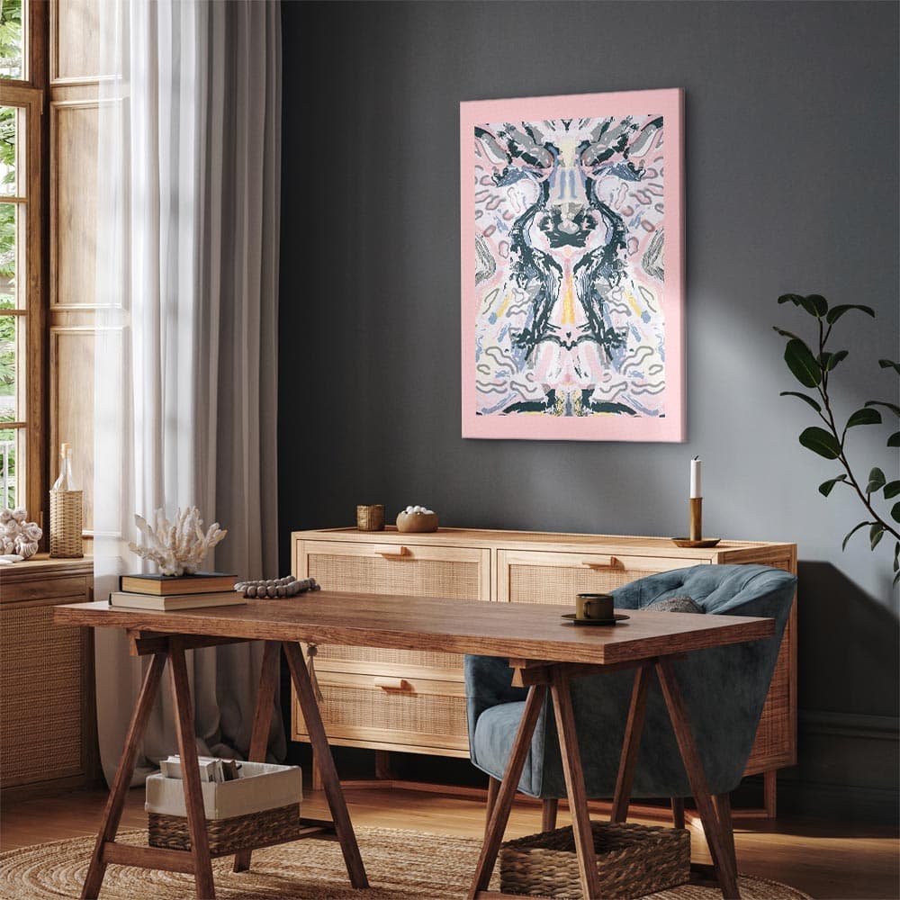 Obraz na płótnie Mantra Rorschacha 80×120 cm, płótno standard