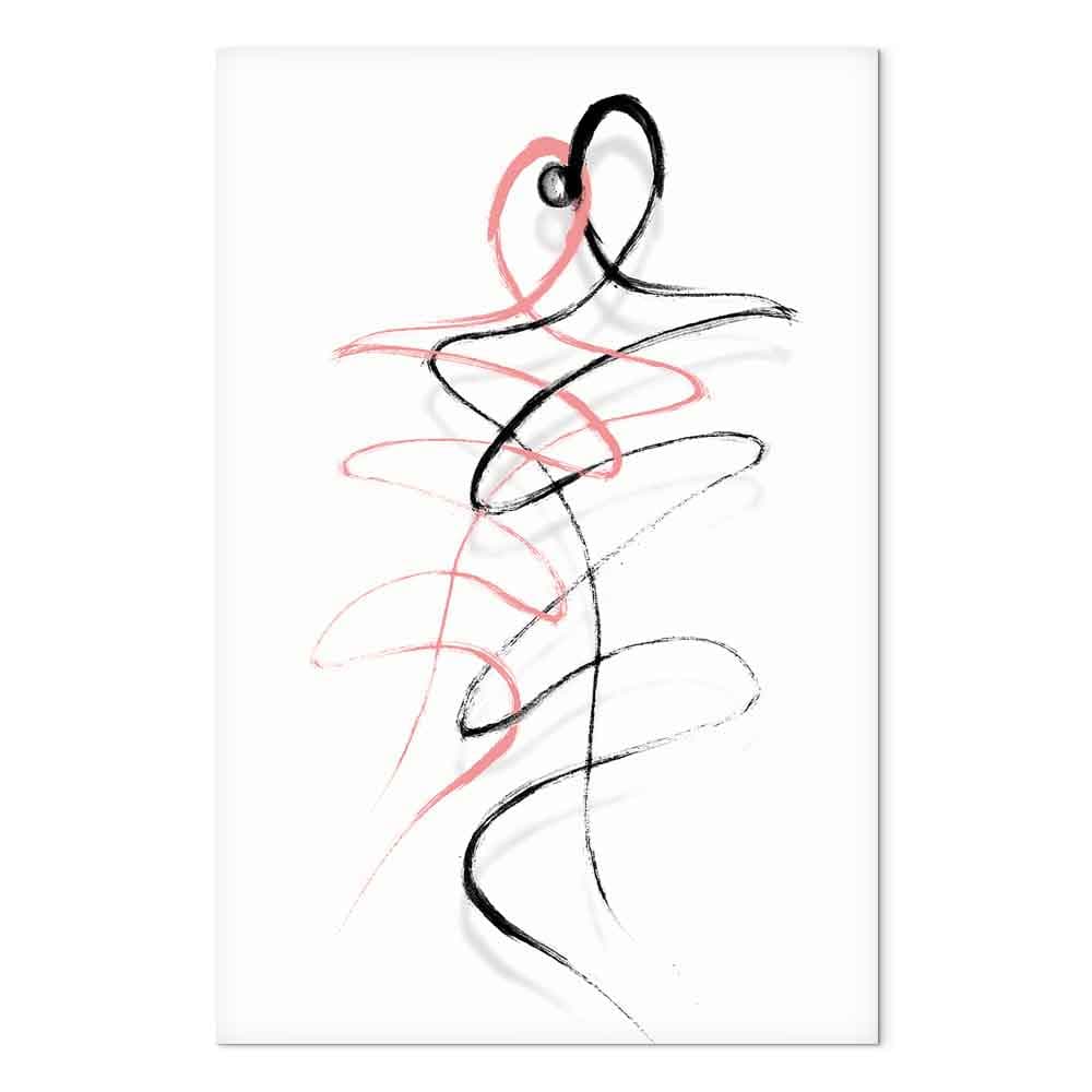 Obraz na płótnie Splątana namiętność 20×30 cm, płótno standard